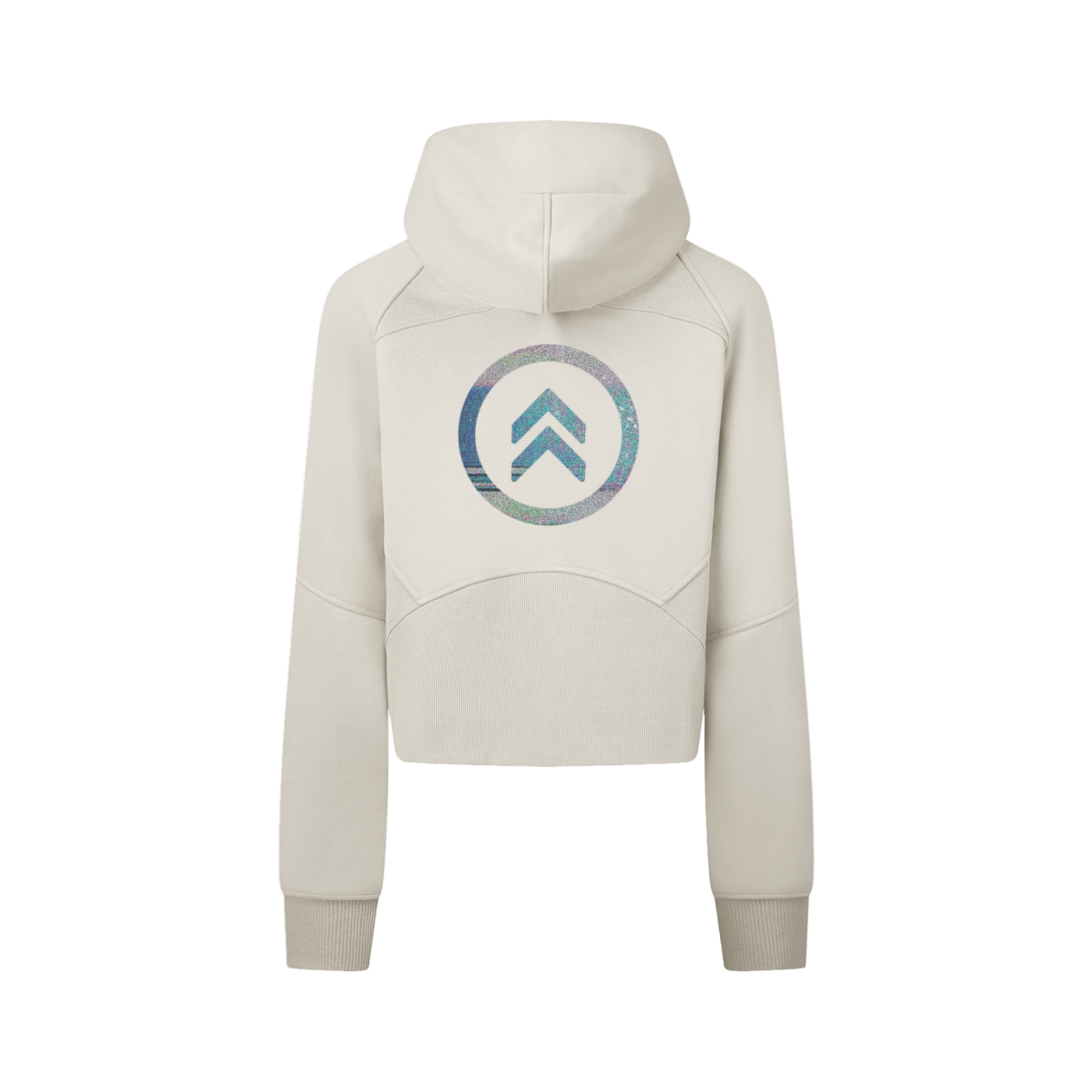 EVRUP Women’s Cropped Zip-Through Hoodie