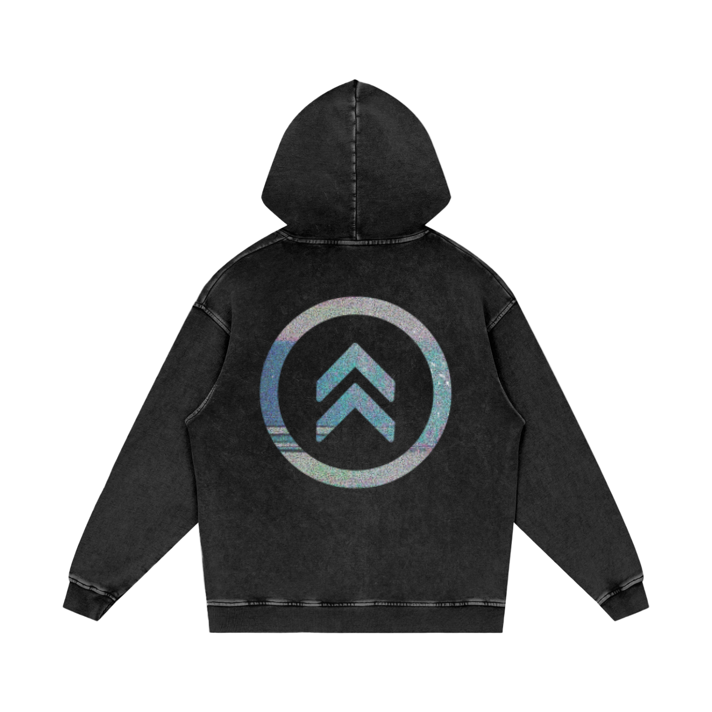 Snow Washed Loose Cotton Hoodie