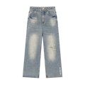 EVRUP Vintage Wash Distressed Denim Jeans