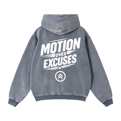 Zip-Through Boxy Fleece Hoodie