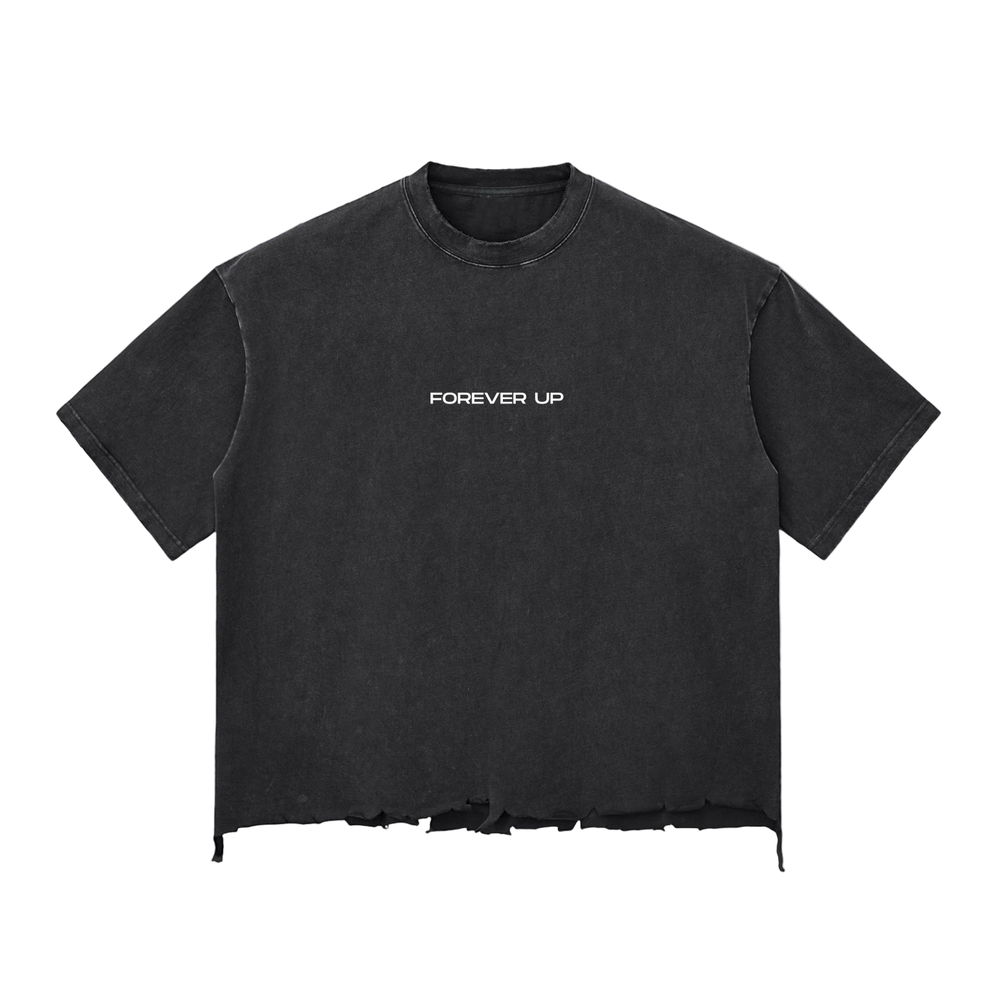 Forever Up ,Boxy tee,Snow washed 