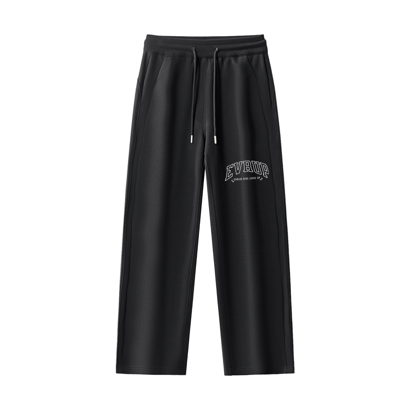 EVRUP Essential Drawstring Straight-Leg Sweatpants