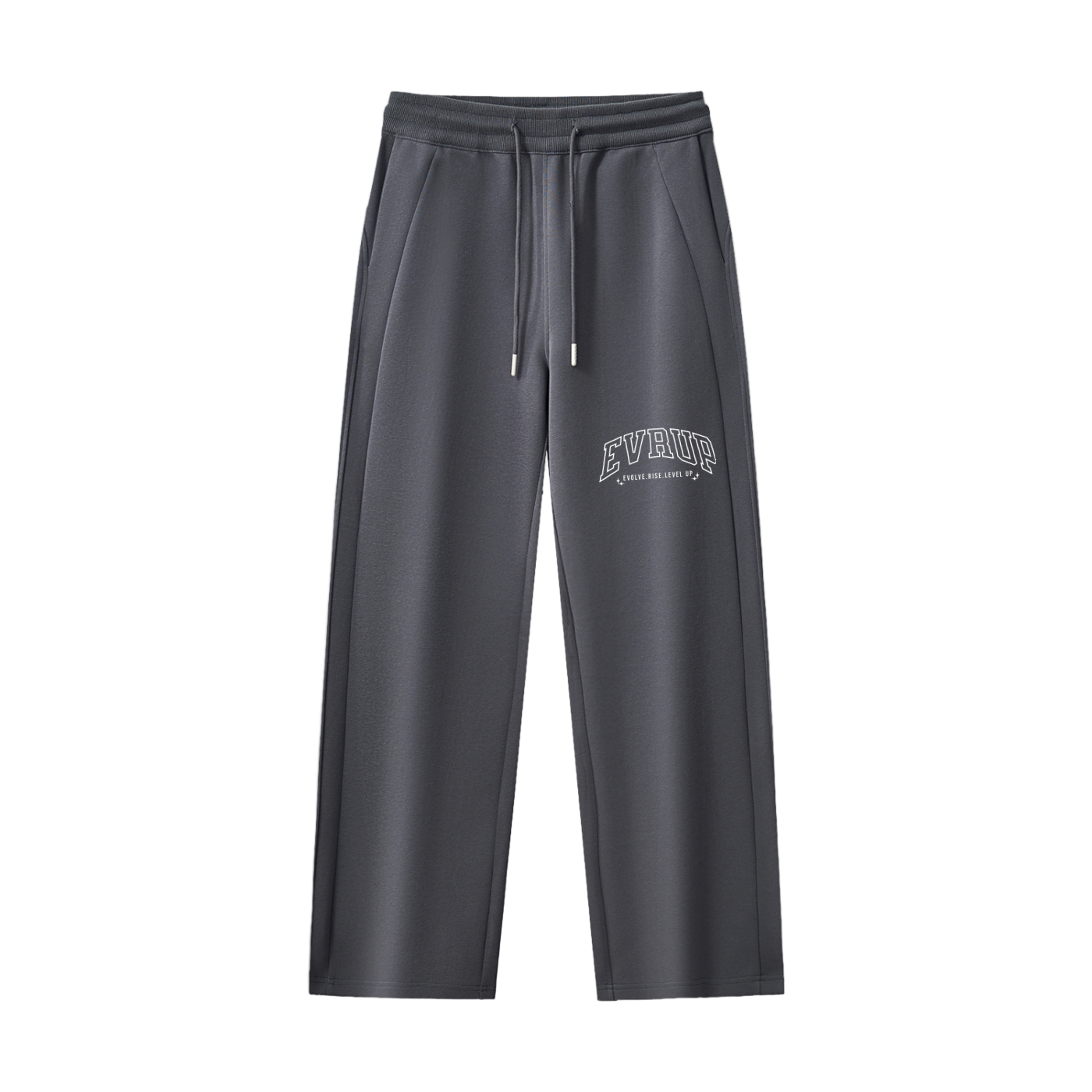 EVRUP Essential Drawstring Straight-Leg Sweatpants