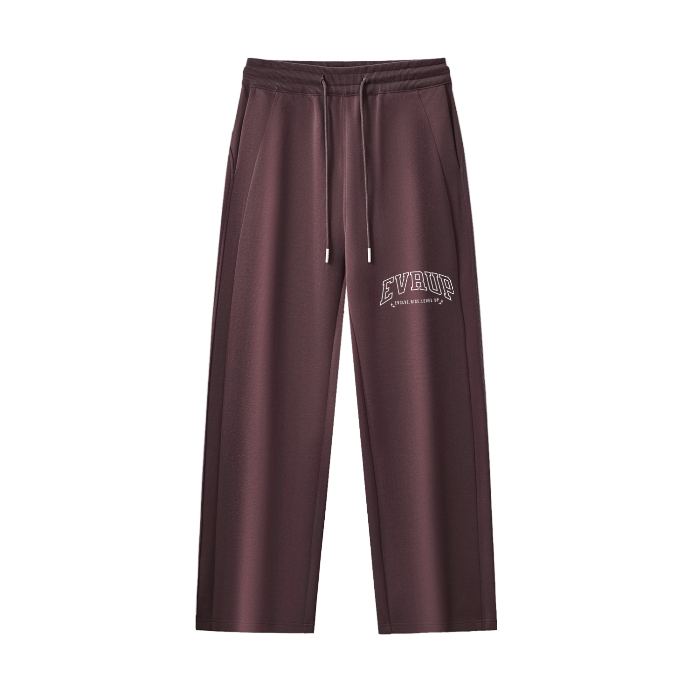 EVRUP Essential Drawstring Straight-Leg Sweatpants