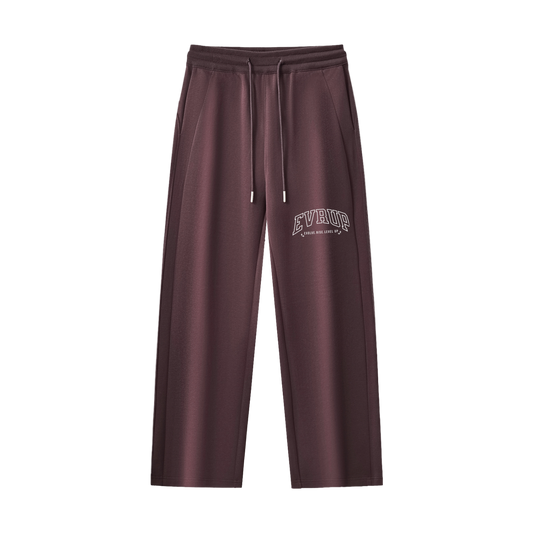 EVRUP Essential Drawstring Straight-Leg Sweatpants